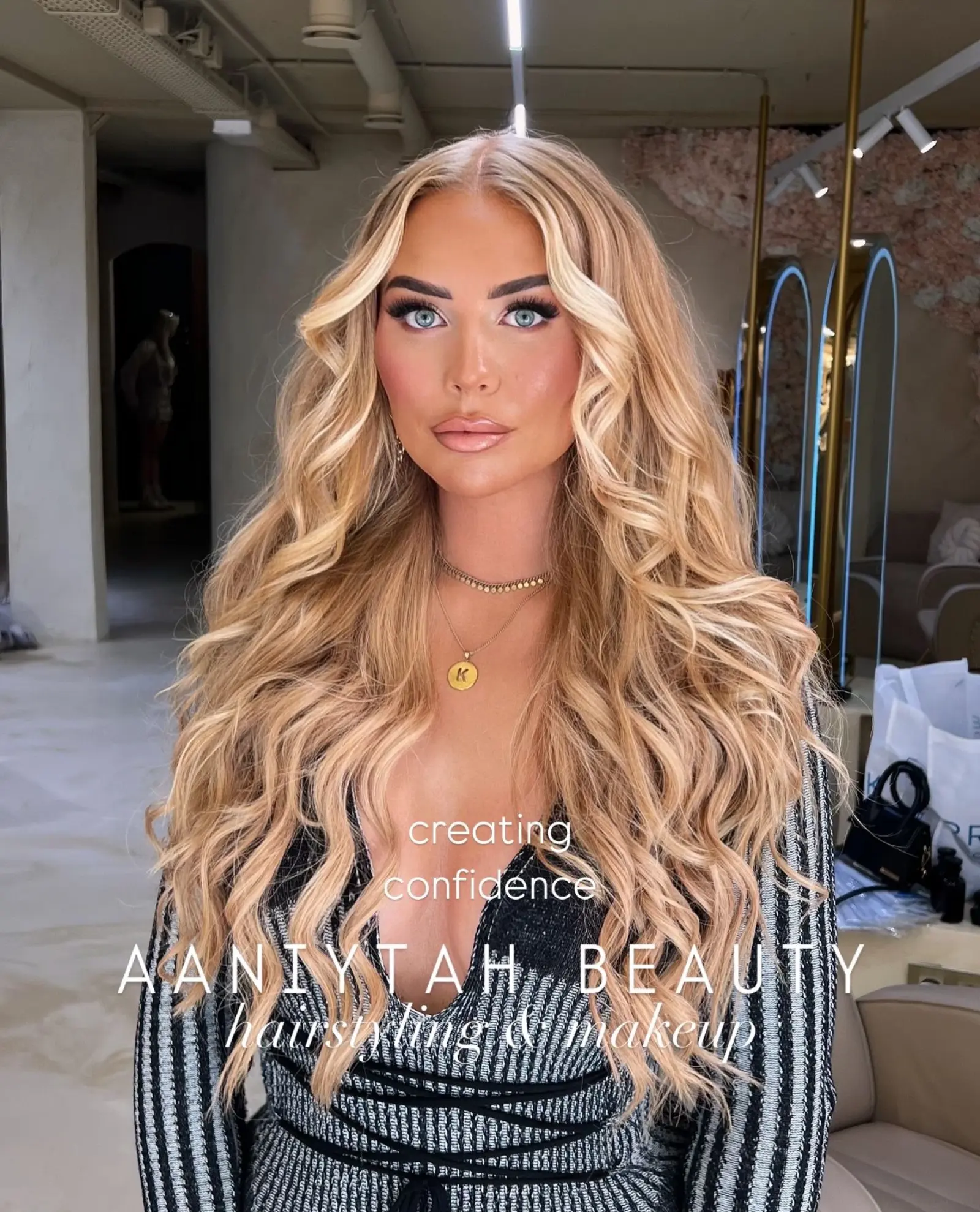 Creating Confidence — lange golvende haarstyling